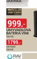 Umyvadlová baterie Vini černá