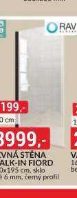 Pevná stěna Walk-in Fiord