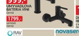Vanová baterie Vini černá