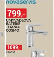 Umyvadlová baterie Titania Cosmo
