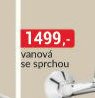 Vanová baterie Arve se sprchou