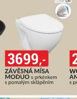Závěsná mísa Moduo s prkénkem s pomalým sklápěním