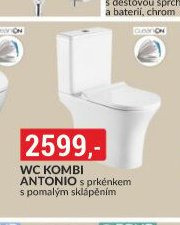 WC kombi Antonio s prkénkem s pomalým sklápěním