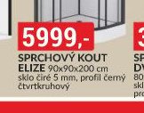 Sprchový kout Elize 90x90x200 cm sklo čiré 5 mm