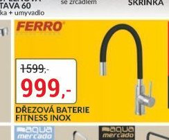 DŘEZOVÁ BATERIE FITNESS INOX