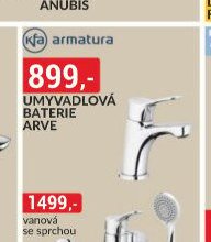UMYVADLOVÁ BATERIE ARVE