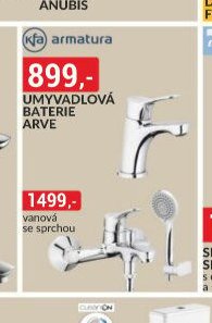 VANOVÁ BATERIE ARVE se sprchou