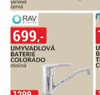 Umyvadlová baterie Colorado otočná