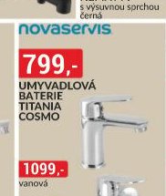 Umyvadlová baterie Titania Cosmo