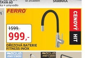Dřezová baterie Fitness Inox