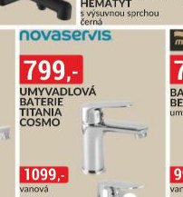 Umyvadlová baterie Titania Cosmo