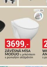 Závěsná mísa Moduo s prkénkem s pomalým sklápěním