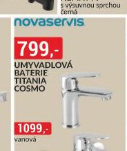 Umyvadlová baterie Titania Cosmo