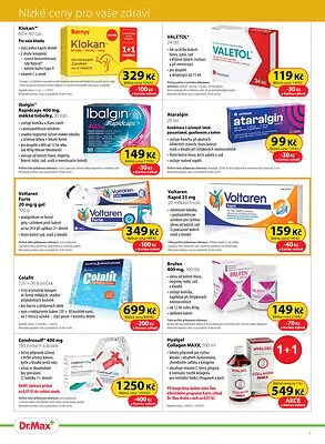 akční leták Dr. Max 1.11.2025-30.11.2025