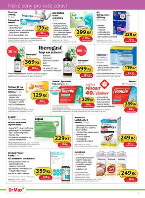 akční leták Dr. Max 1.11.2025-30.11.2025