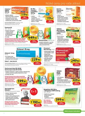akční leták Dr. Max 1.11.2025-30.11.2025