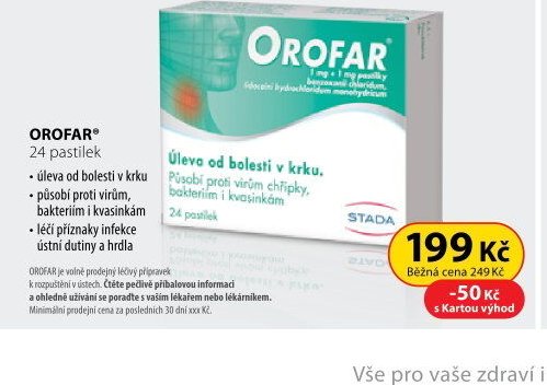 OROFAR 24 pastilek