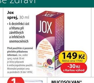 Jox sprej, 30 ml