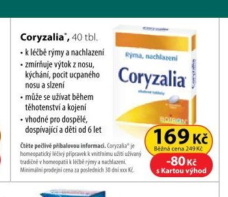 Coryzalia, 40 tbl.