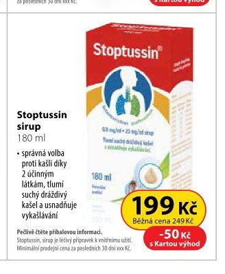 Stoptussin sirup 180 ml