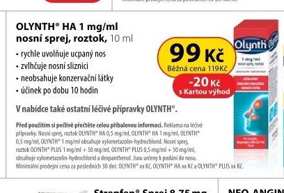 OLYNTH HA 1 mg/ml nosní sprej