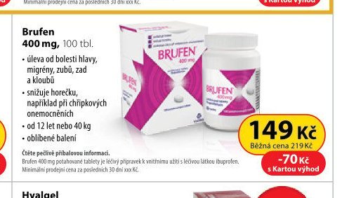 Brufen 400 mg, 100 tbl