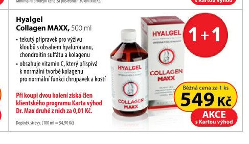 Hyalgel Collagen MAXX, 500 ml