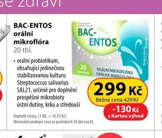 BAC-ENTOS orální mikroflóra