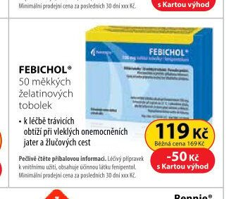 FEBICHOL 50 měkkých želatinových tobolek