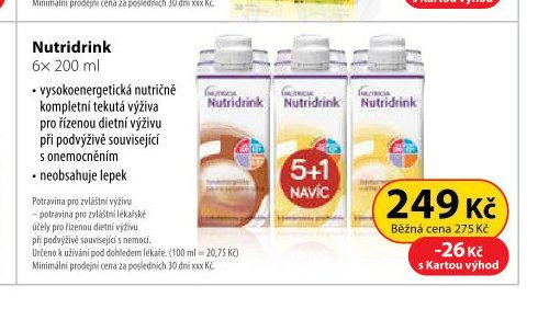 Nutridrink 6x 200 ml