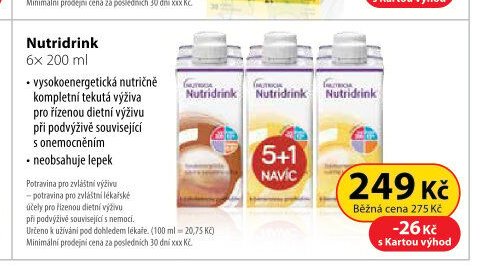Nutridrink 6x 200 ml - Dr. Max akcniletaky.com