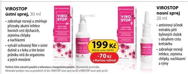 Nosní sprej Virostop Fytofontana