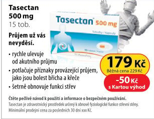 Tobolky proti průjmu Tasectan