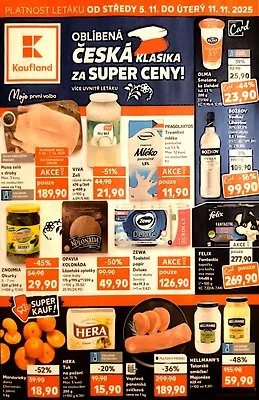 akční leták Kaufland 5.11.2025-11.11.2025