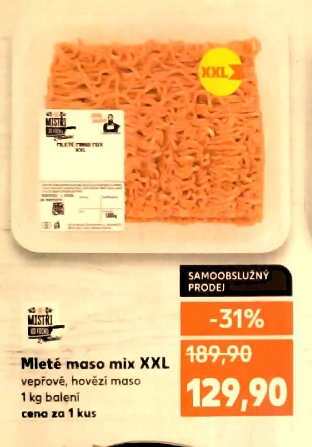 Mleté maso mix XXL