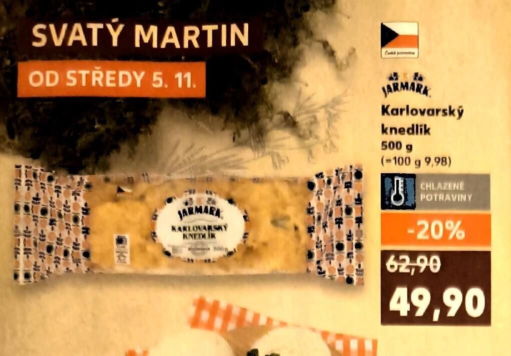 Jarmark Karlovarský knedlík 500 g