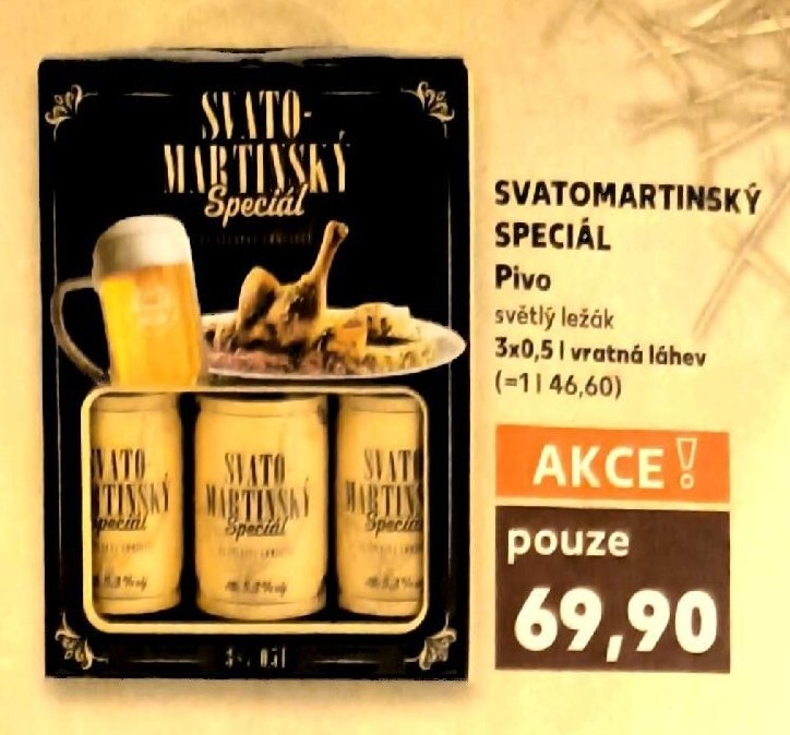 Svatomartinský Speciál Pivo 3x0,5 l