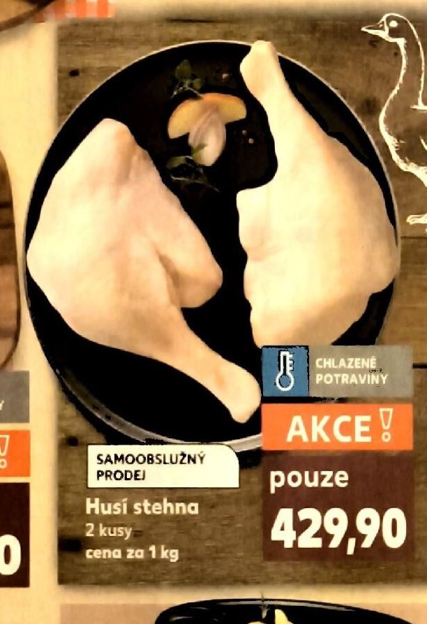 Husí stehna 2 kusy