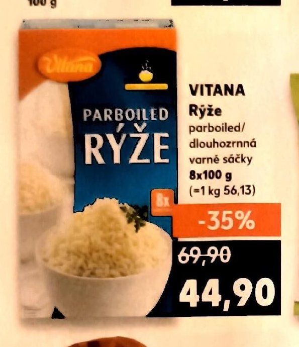 VITANA Rýže parboiled