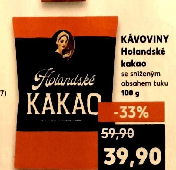 KÁVOVINY Holandské kakao
