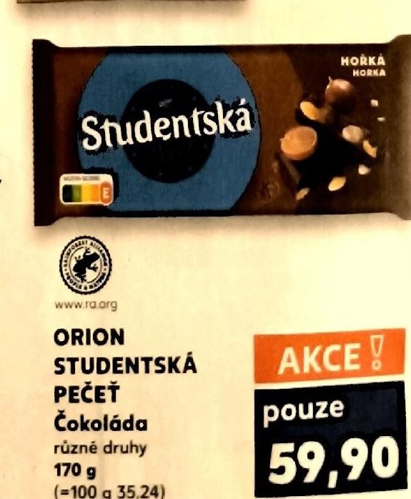 ORION STUDENTSKÁ PEČEŤ