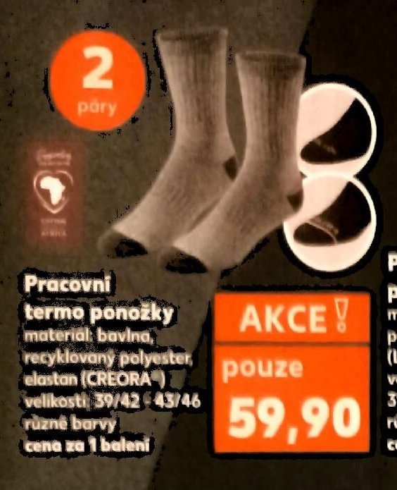 Pracovní termo ponožky