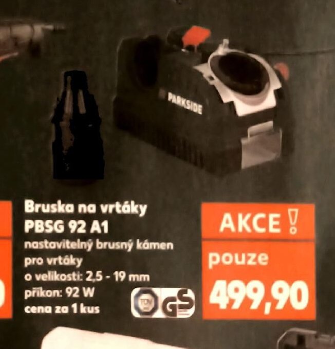 Bruska na vrtáky PBSG 92 A1