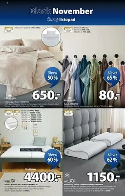 akční leták Jysk 3.11.2025-23.11.2025