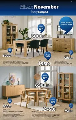 akční leták Jysk 3.11.2025-23.11.2025
