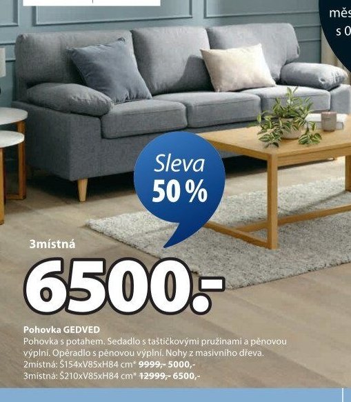 Pohovka GEDVED 3místná