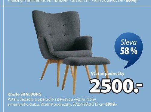 Křeslo SKALBORG