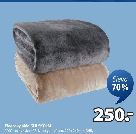 Přehoz - pléd fleecový