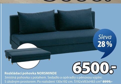 Rozkládací pohovka Norsminde