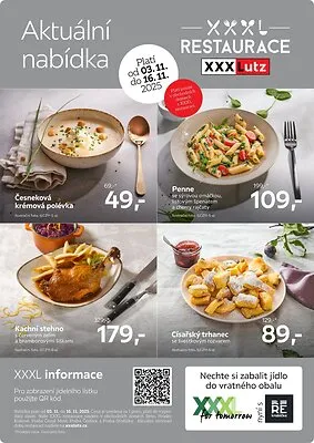 akční leták XXXLutz 3.11.2025-16.11.2025